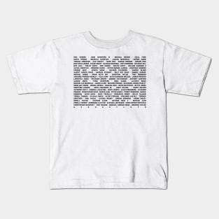 say their names list Kids T-Shirt